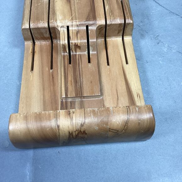 Vintage Flint Hollow Ground Knife Holder - 15.5”L - Picture 4 of 7